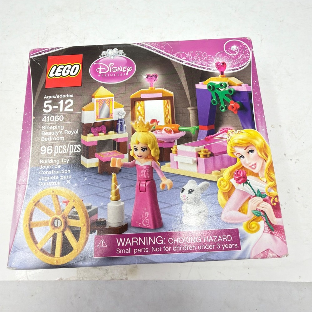 LEGO Disney Princess Aurora Royal Bedroom 41060 Pink Purple Gold NEW Sealed